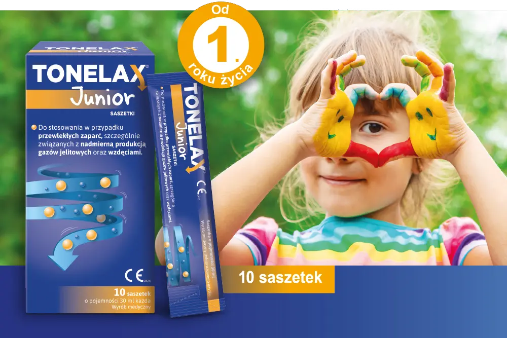Tonelax Junior saszetki - opakowanie produktu