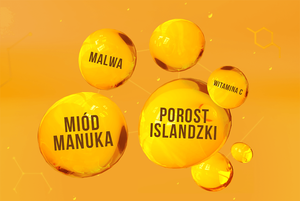 Miód manuka, malwa, porost islandzki, witamina c 