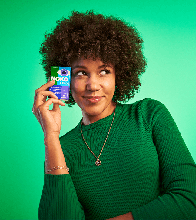 Kobieta z produktem NOKO trio