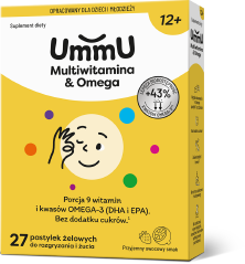 Opakowanie Ummu Multiwitamina & Omega 12+