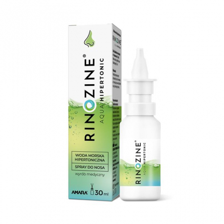 Rinozine Aqua Hipertonic spray do nosa, 30 ml