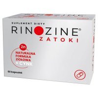 Rinozine Zatoki kapsułki, 60 szt.