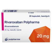 Rivaroxaban Polpharma 20 mg kapsułki twarde, 28 szt.