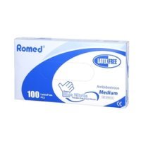 ROMED Rękawice nitrylowe bezpudrowe roz. M 100 szt.