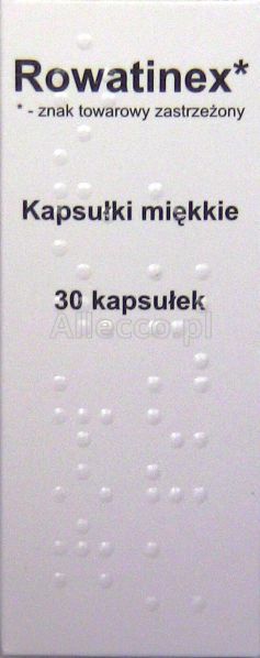 Rowatinex 30 kapsułek miękkich IMPORT RÓWNOLEGŁY