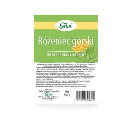 Różeniec górski (rozdrobniony korzeń) 50 g