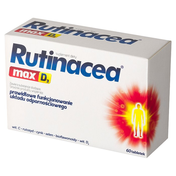 Rutinacea Max D3 60 tabletek