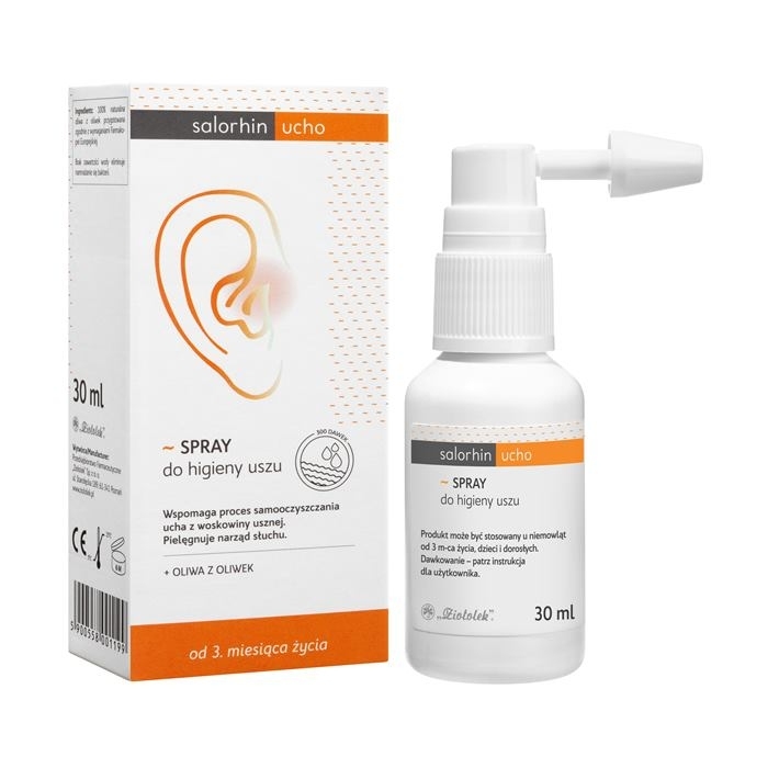 Salorhin ucho spray 30 ml / Higiena uszu