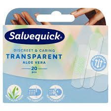 SALVEQUICK AloeVera Przezroczyste plastry z wyciągiem z aloesu 20 szt.