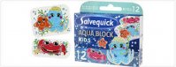 SALVEQUICK AQUA BLOCK KIDS Plastry dla dzieci 12 szt.