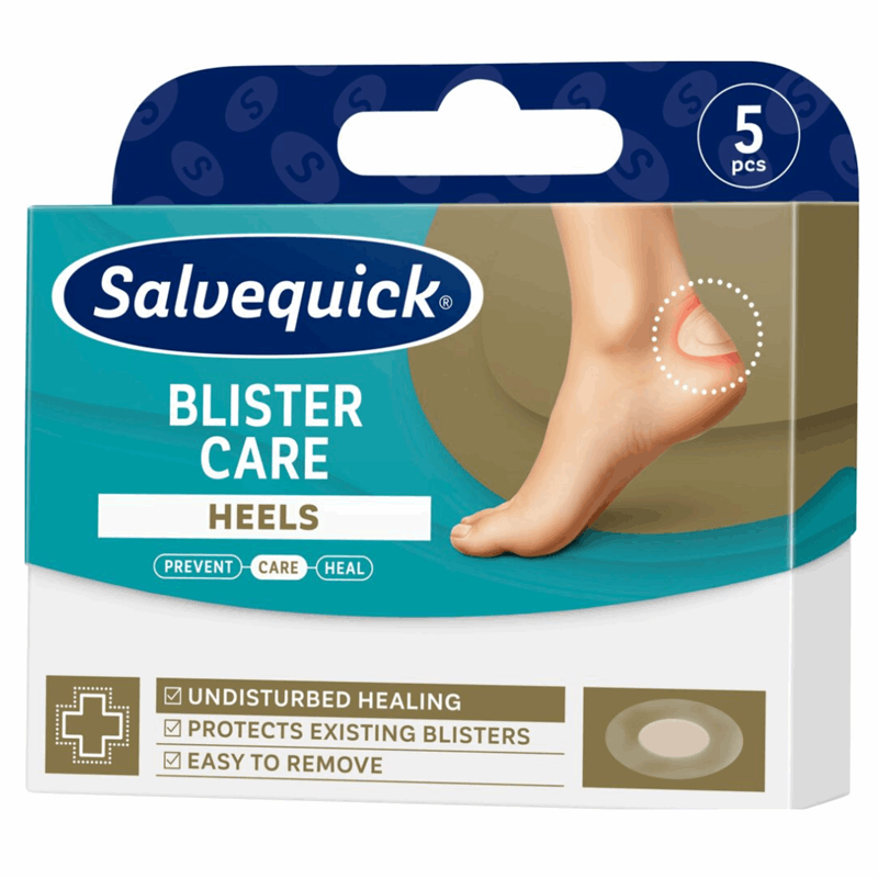 Salvequick Blister Care Heel Plastry na pęcherze, 5 szt.