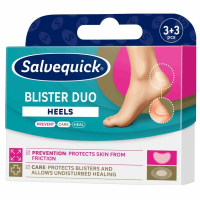 Salvequick Blister Duo Heels Plastry na pęcherze, 6 szt.