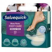 SALVEQUICK FOOT CARE MIX Plastry na otacia i pęcherze 10 szt.