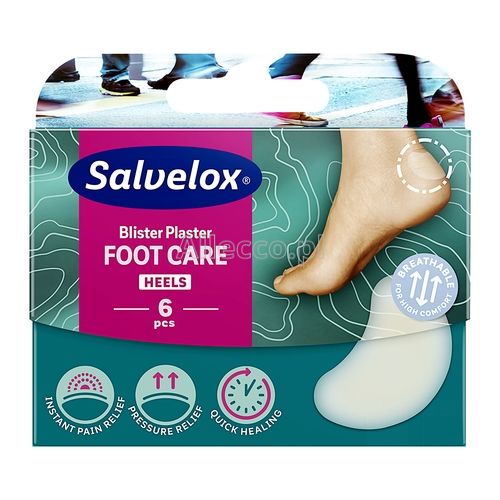 SALVEQUICK FOOT CARE Plaster na pęcherze i otarcia (40mm X 61mm) 6 szt.