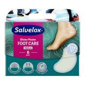 SALVEQUICK FOOT CARE Plaster na pęcherze i otarcia (40mm X 61mm) 6 szt.