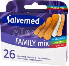 SALVEQUICK MED FAMILY MIX Plastry zestaw 26 szt.