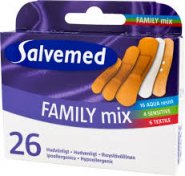 SALVEQUICK MED FAMILY MIX Plastry zestaw 26 szt.