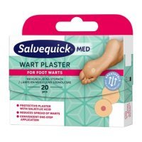 Salvequick Med Wart Plastry na kurzajki na stopach 20 szt.