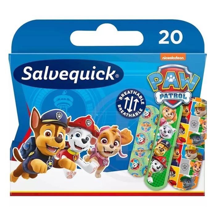 Salvequick Psi Patrol Plastry dla dzieci 20 sztuk