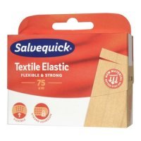 SALVEQUICK TEXTILE ELASTIC Plaster tekstylny elastyczny 75cm x 6cm 1 szt.
