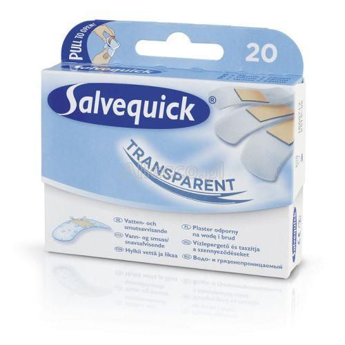 SALVEQUICK TRANSPARENT MIX Plaster przezroczysty 20 szt.