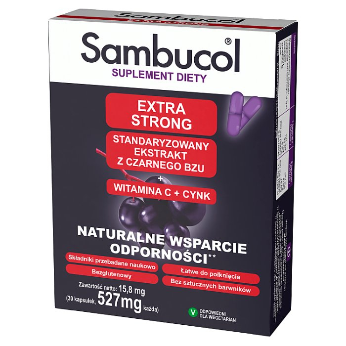 Sambucol Extra Strong 30 kapsułek