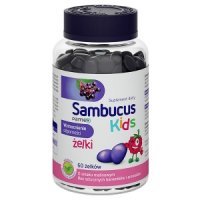 Sambucus Kids żelki o smaku malinowym, 60 szt.