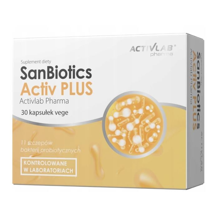 SanBiotics Activ Plus kapsułki probiotyczne, 30 szt.