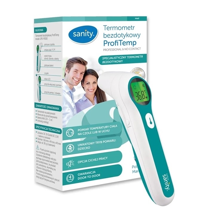 Sanity ProfiTemp JPD-FR300 termometr bezdotykowy, 1 szt.