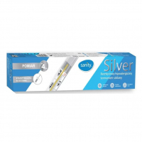 Sanity Silver 6000-A Bezrtęciowy hipoalergiczny termometr szklany, 1 szt.