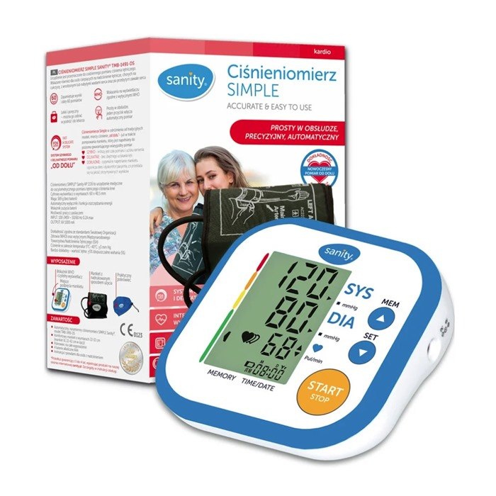 Sanity Simple TMB-1491-DS ciśnieniomierz automatyczny naramienny, 1 szt.
