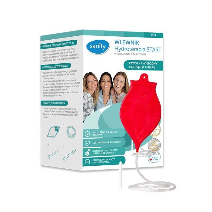 SANITY Wlewnik gumowy 1,2 litra 1 szt.