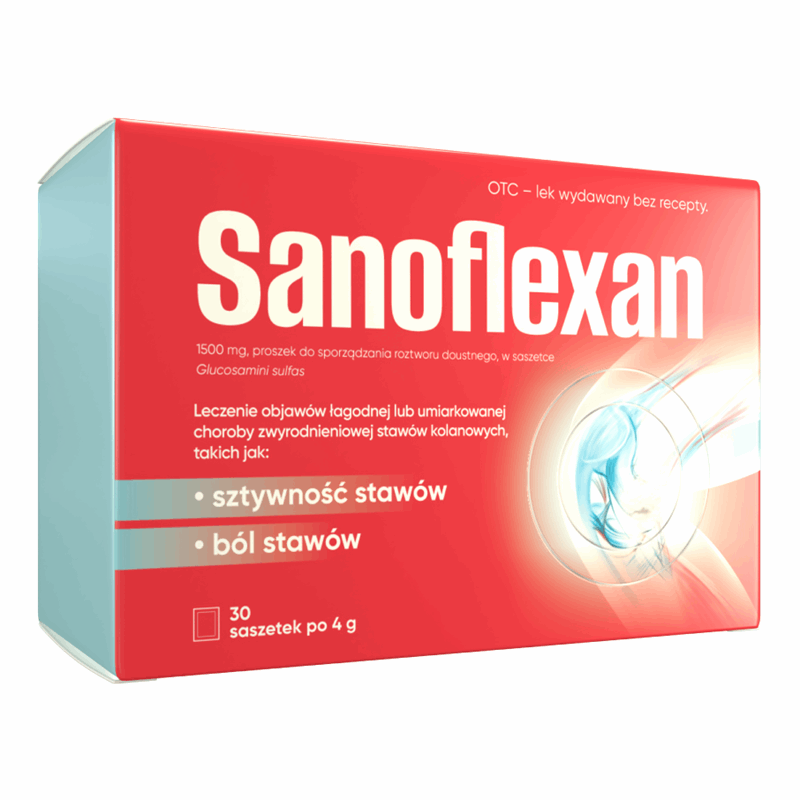 Sanoflexan 1500 mg proszek do sporządzania roztworu doustnego saszetki, 30 szt.