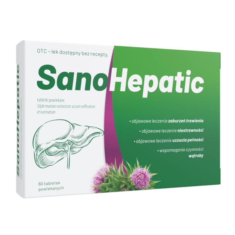 SanoHepatic tabletki powlekane, 60 szt.