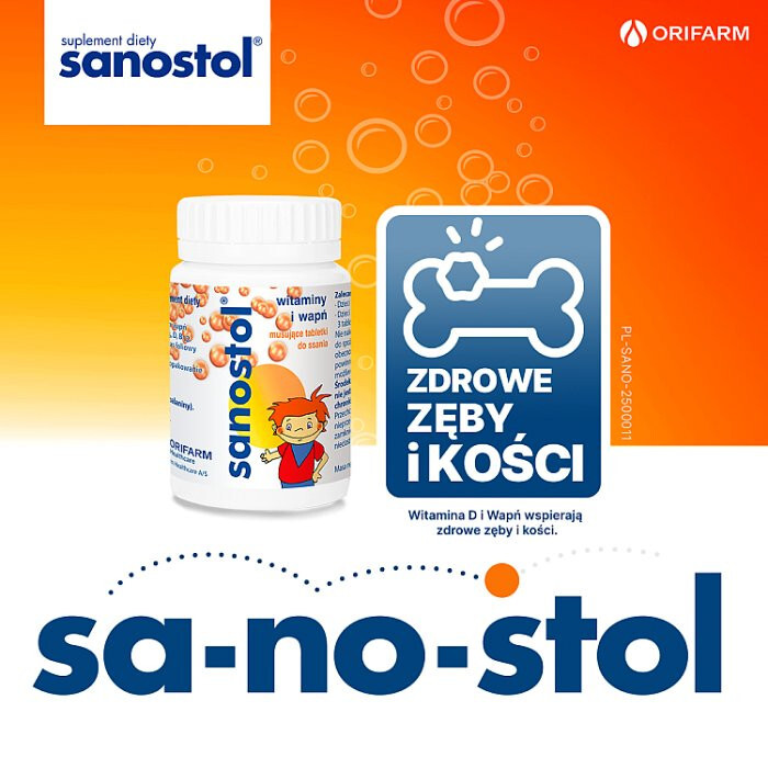 Sanostol tabletki musujące do ssania, 30 szt.