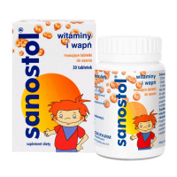 Sanostol tabletki musujące do ssania, 30 szt.