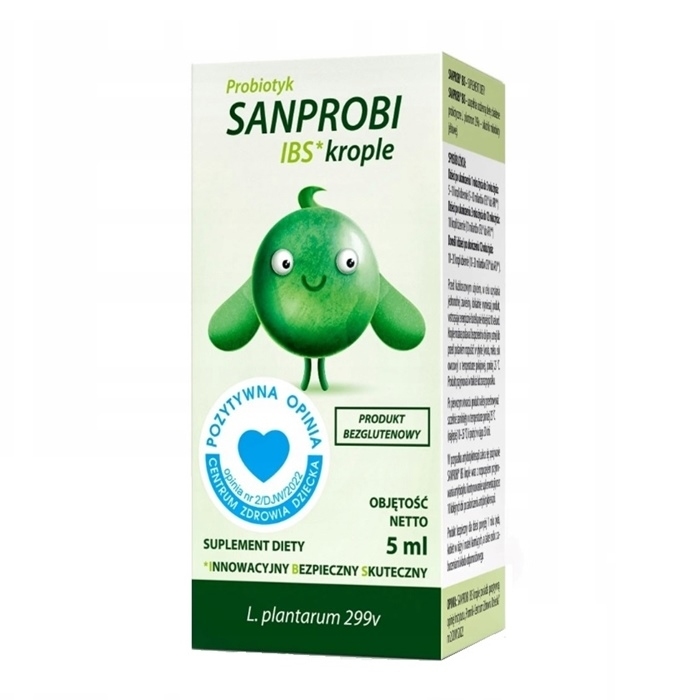 Sanprobi IBS krople probiotyk dla dzieci od 1. roku życia, 5 ml