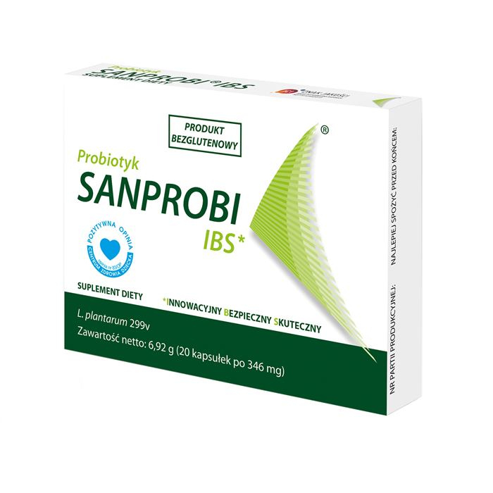 Sanprobi IBS probiotyk w kapsułkach, 20 szt.
