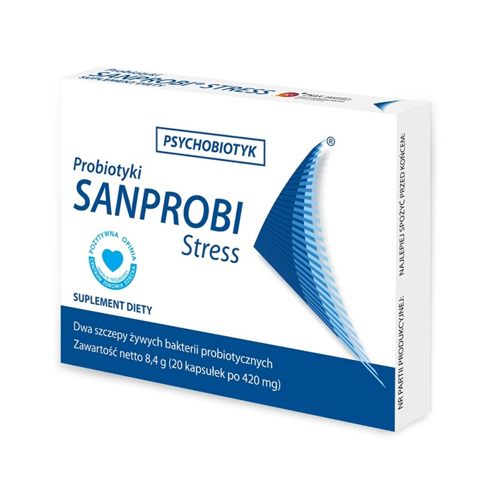 Sanprobi Stress psychobiotyk kapsułki, 20 szt.