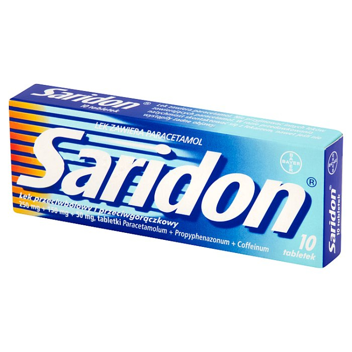Saridon 10 tabletek / Ból