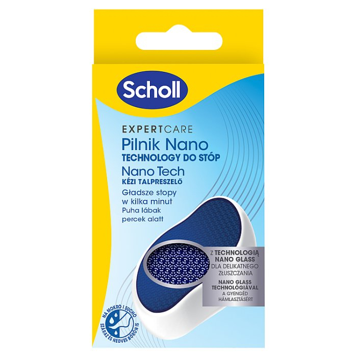 Scholl Nano Glass pilnik do twardej skóry stóp, 1 szt.