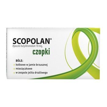 Scopolan czopki 10 mg  6 czopków doodbytniczych