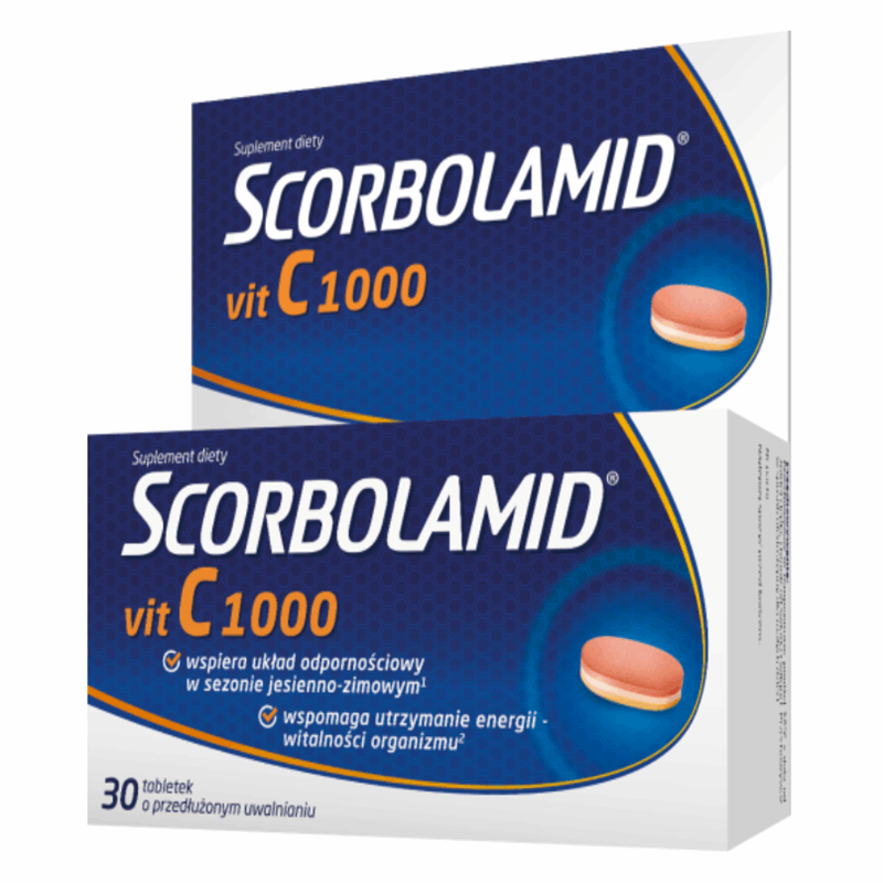 Scorbolamid Vit C 1000 tabletki o przedłużonym uwalnianiu, 30 szt.