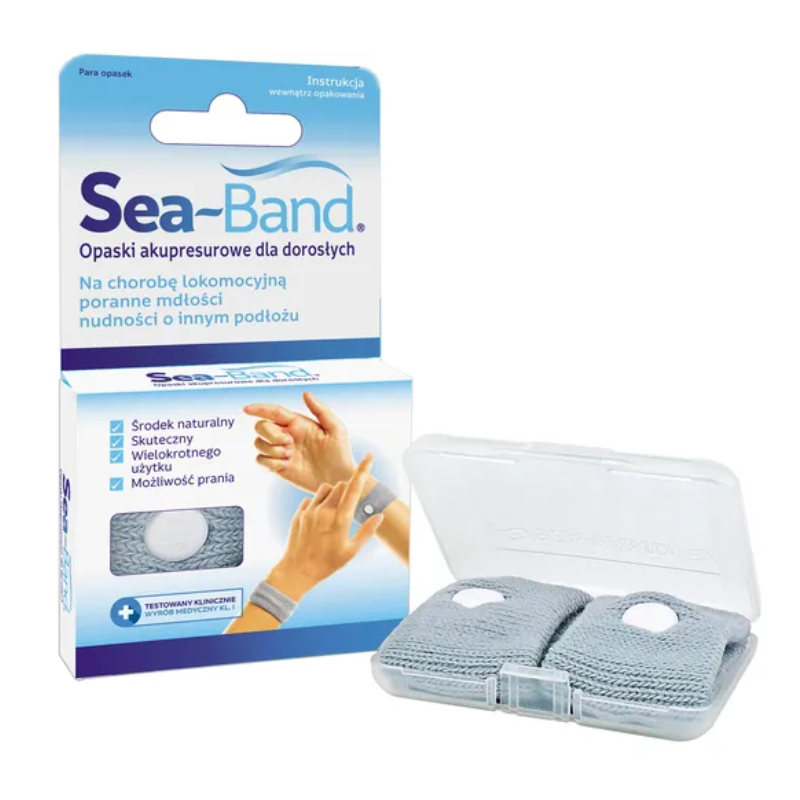 Sea-Band Opaska akupresorowa dla dorosłych, 2 szt.