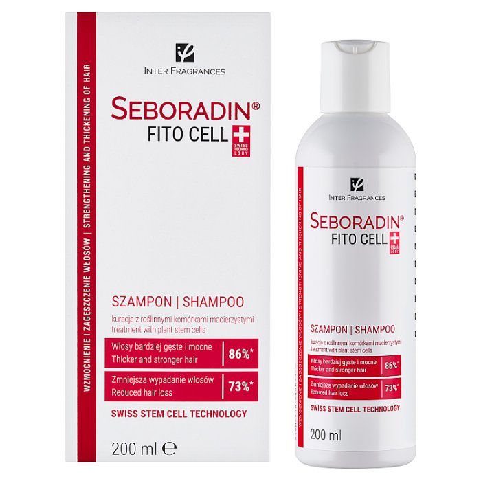 Seboradin Fitocell szampon z komórkami macierzystymi, 200 ml