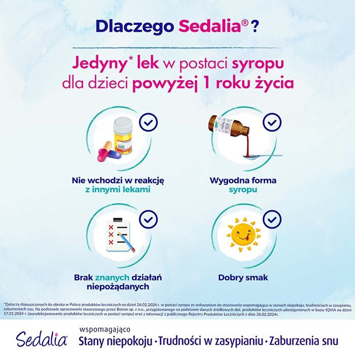 Sedalia syrop 200 ml