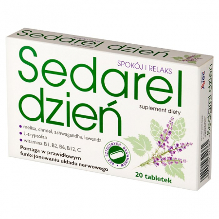 Sedarel Dzień spokój i relaks tabletki, 20 szt.