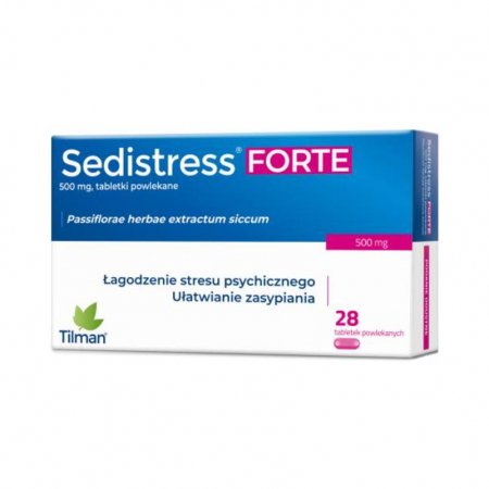 Sedistress Forte 500 mg tabletki powlekane, 28 szt.