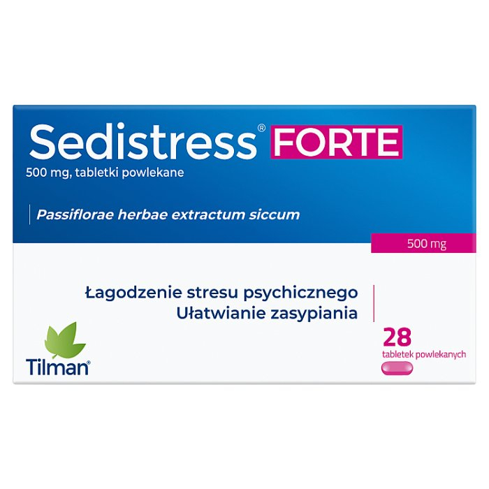 Sedistress Forte 500 mg tabletki powlekane, 28 szt.