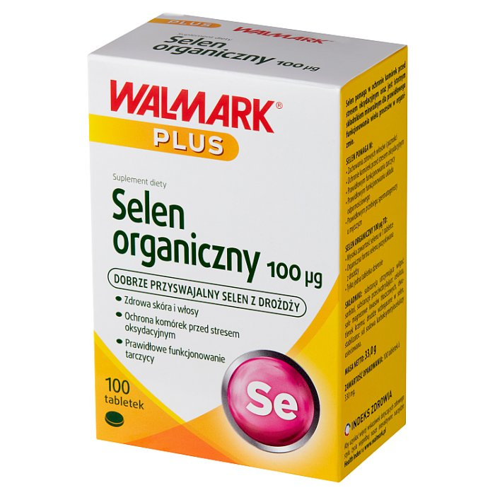 Selen organiczny 100 mcg 100 tabletek